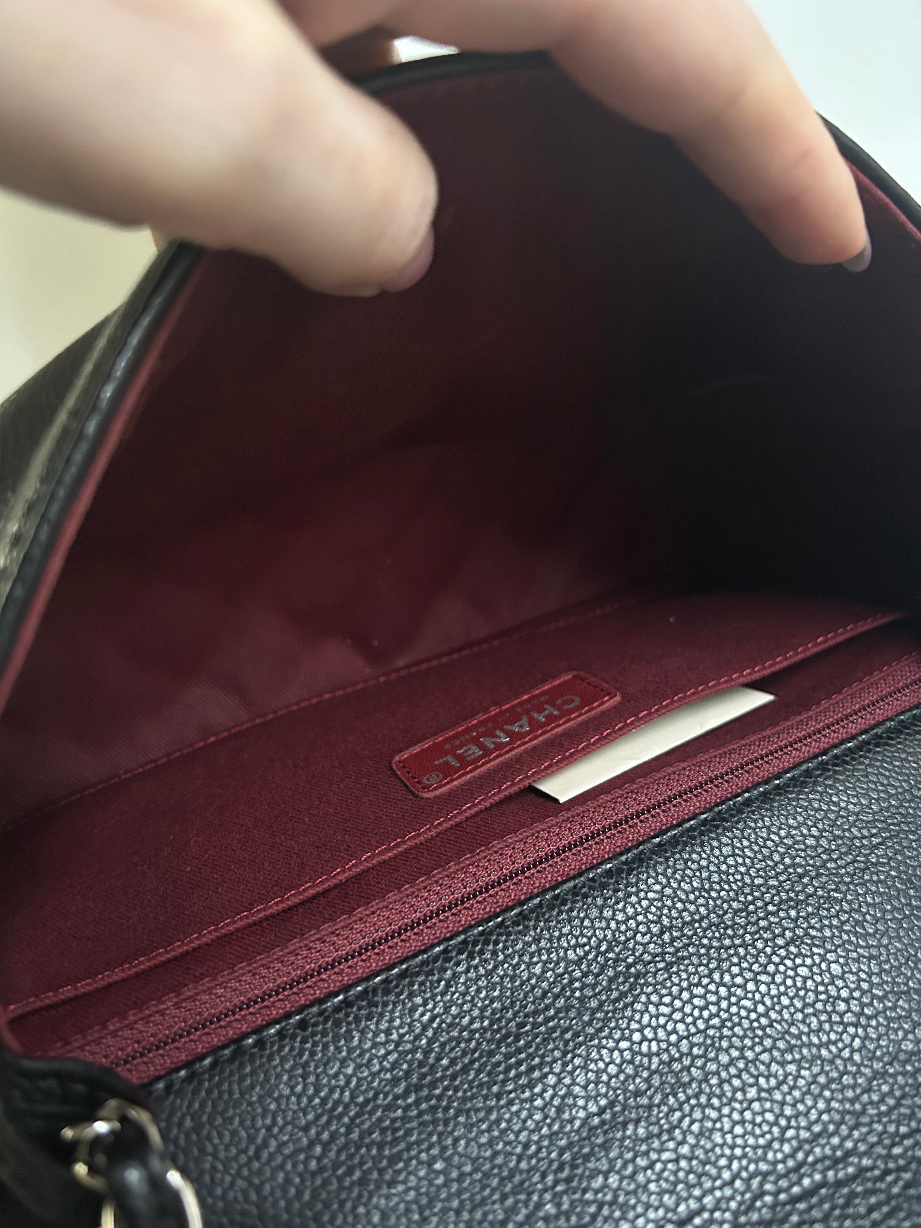 Black Caviar Medium CC Timeless Flap Bag