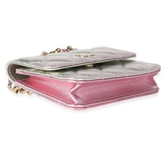 Metallic Ombre Lambskin Belt Bag