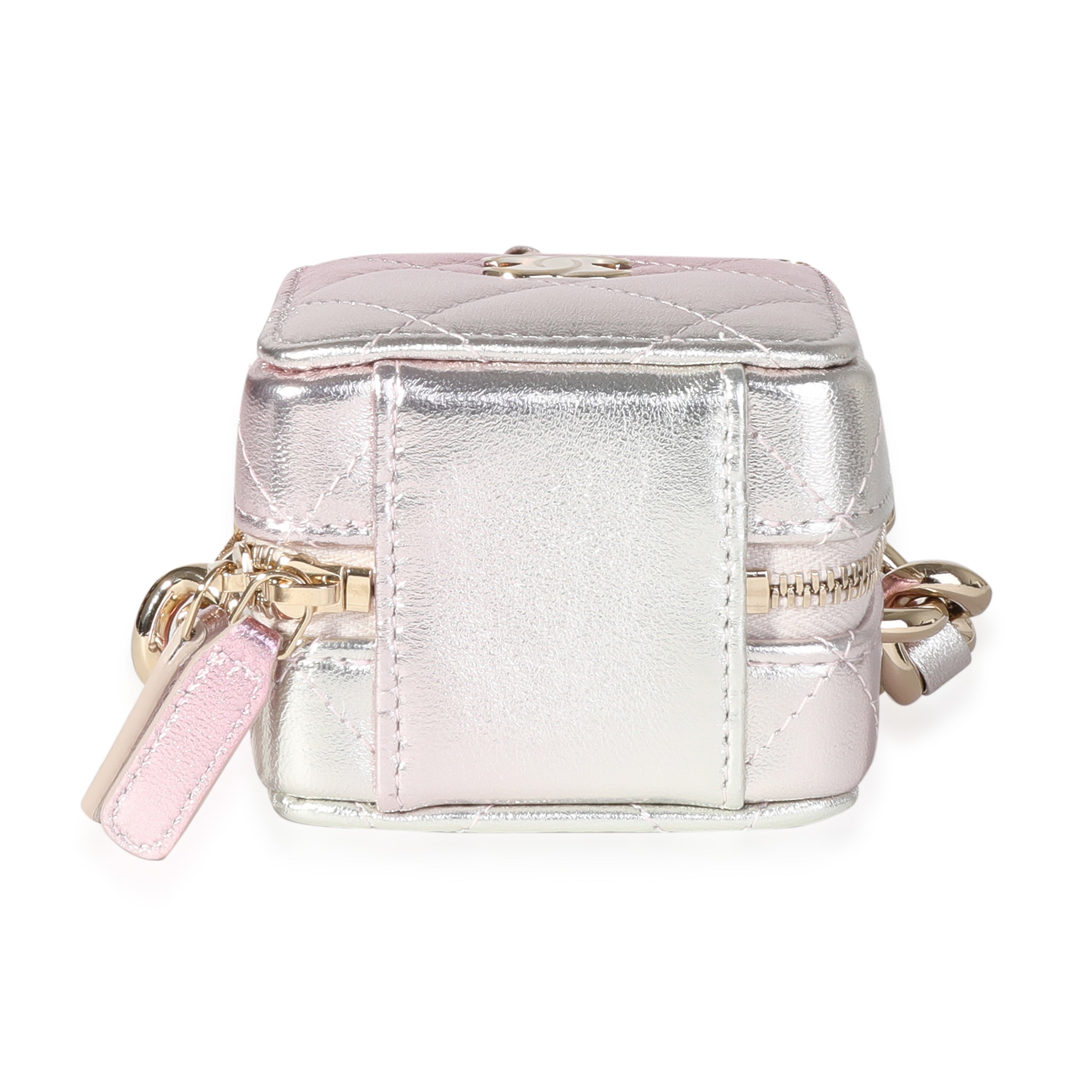 Metallic Lambskin Coco Punk Cube Bag