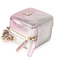 Metallic Lambskin Coco Punk Cube Bag
