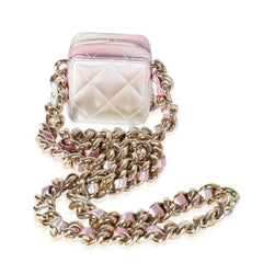 Metallic Lambskin Coco Punk Cube Bag