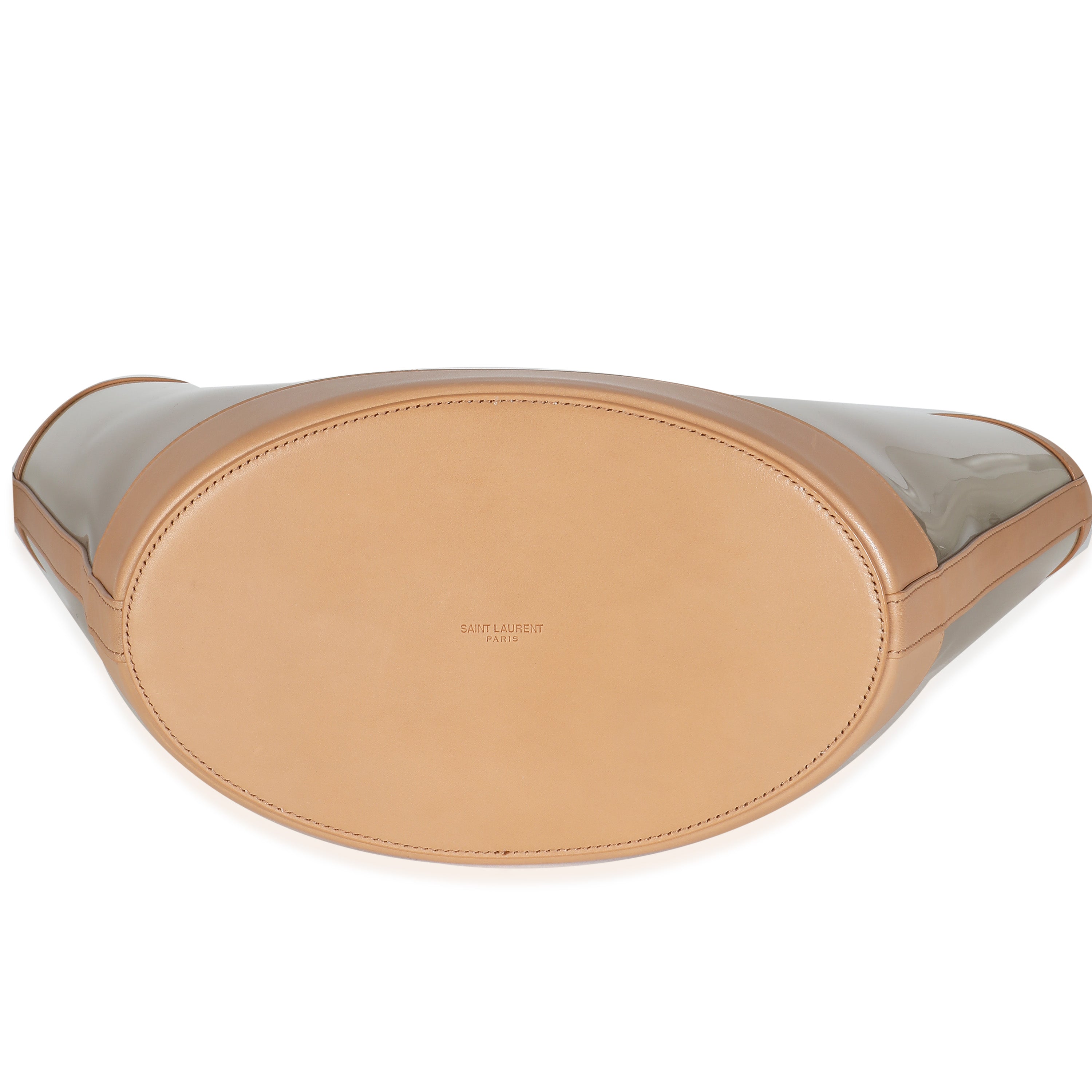 Oatmilk Brown Medium Panier Vinyl Tote