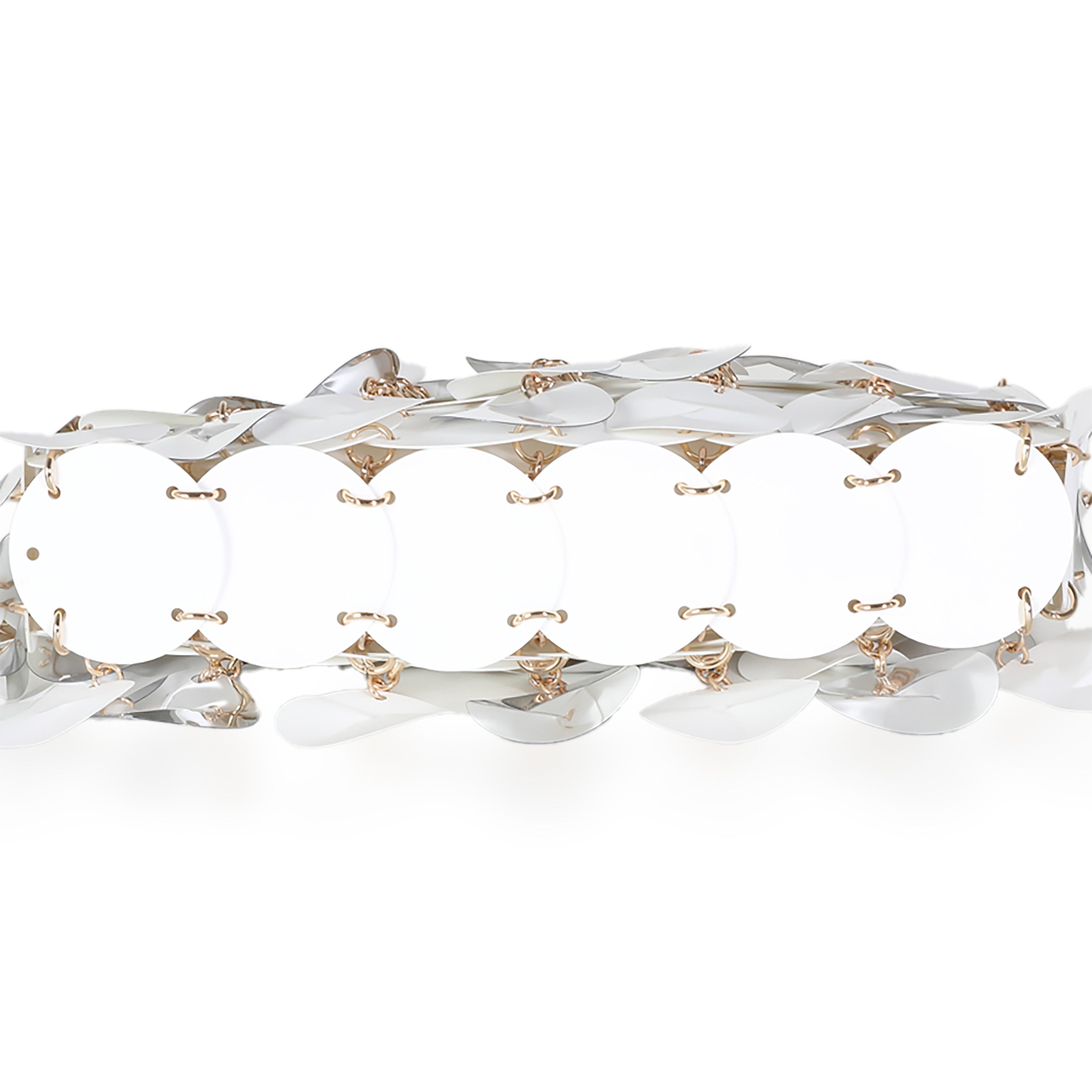 White/Silver Bilics Mix Chain Bag