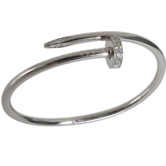 Diamond/White Gold Juste un Clou Bracelet 16