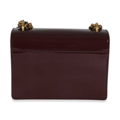 Red Wine Patent Monogram Small Sunset Bag