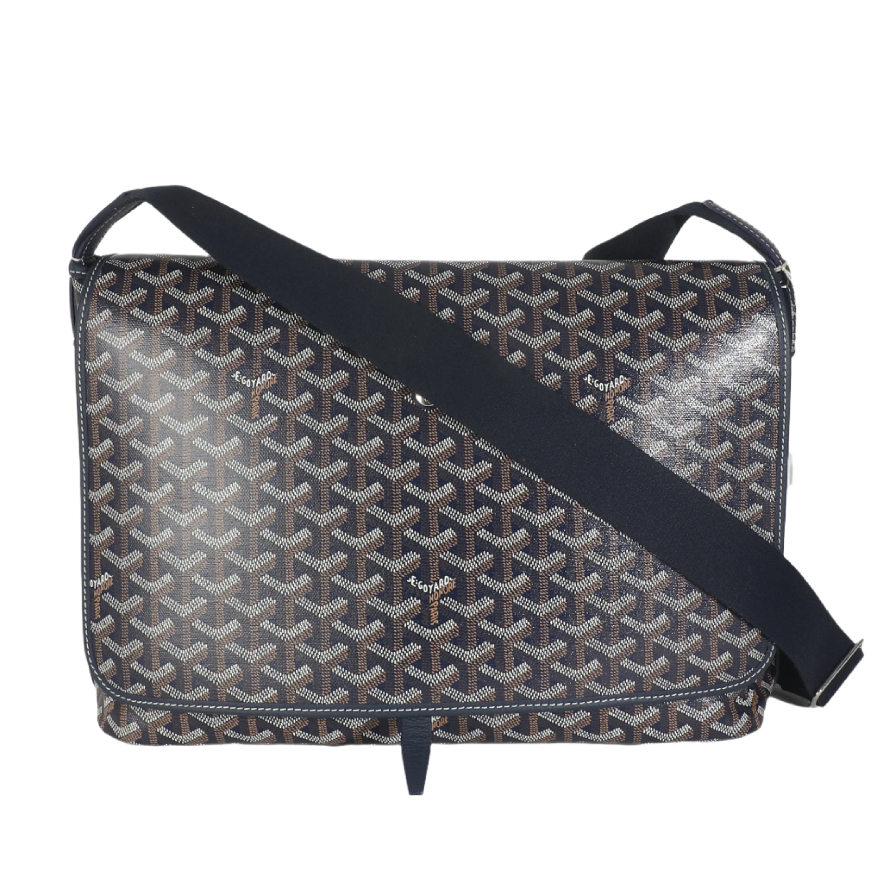 Navy Goyardine Capetien Messenger