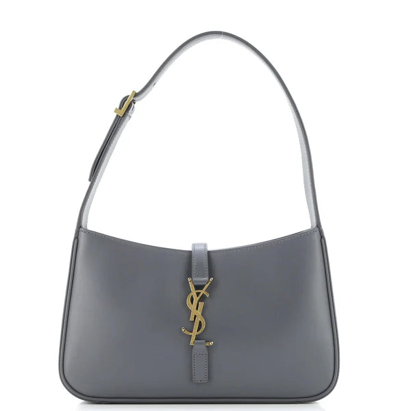 Grey Small Le 5 A 7 Shoulder Bag