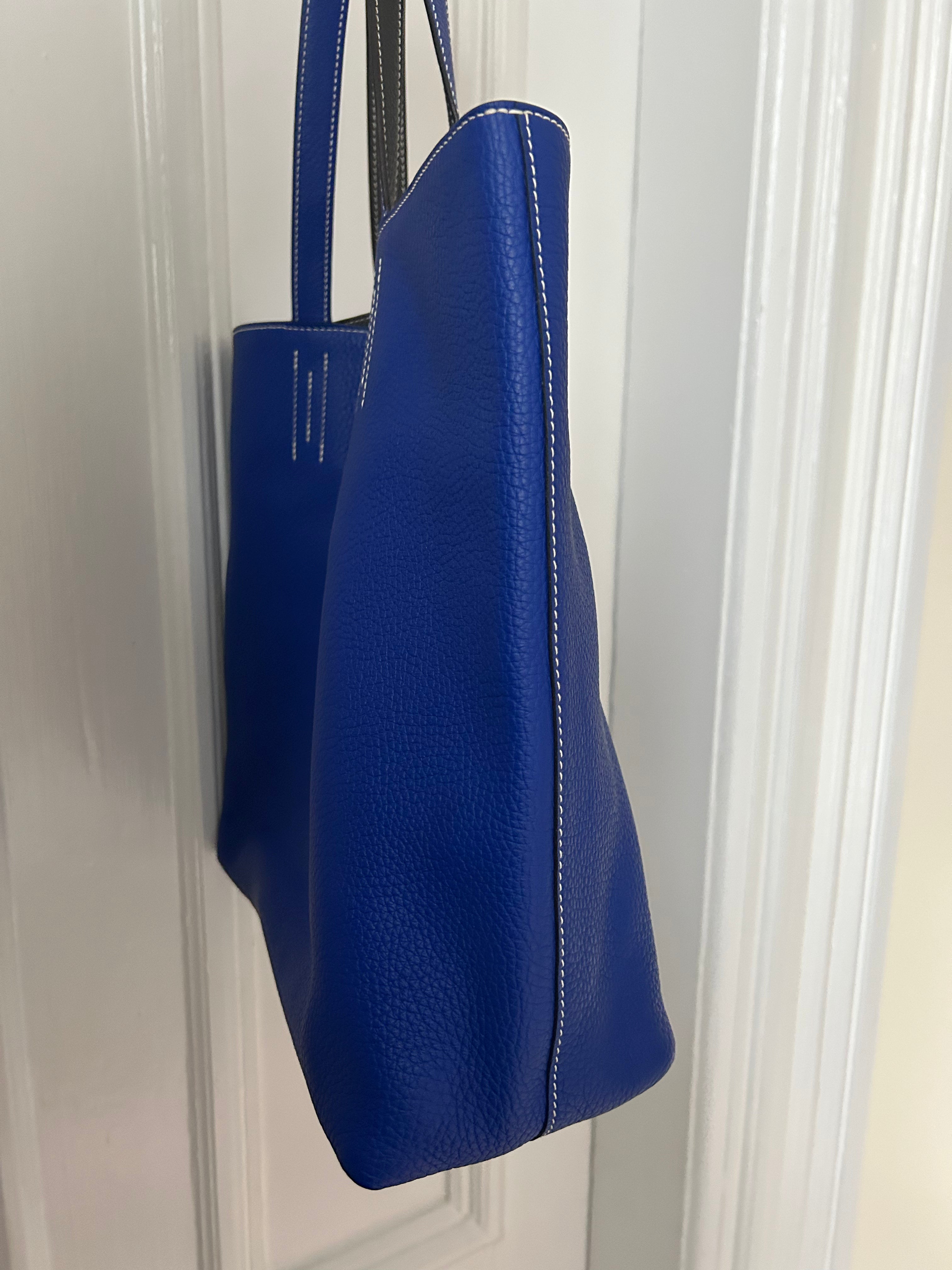 Etain/Bleu Electique Double Sens 36 Reversible Tote