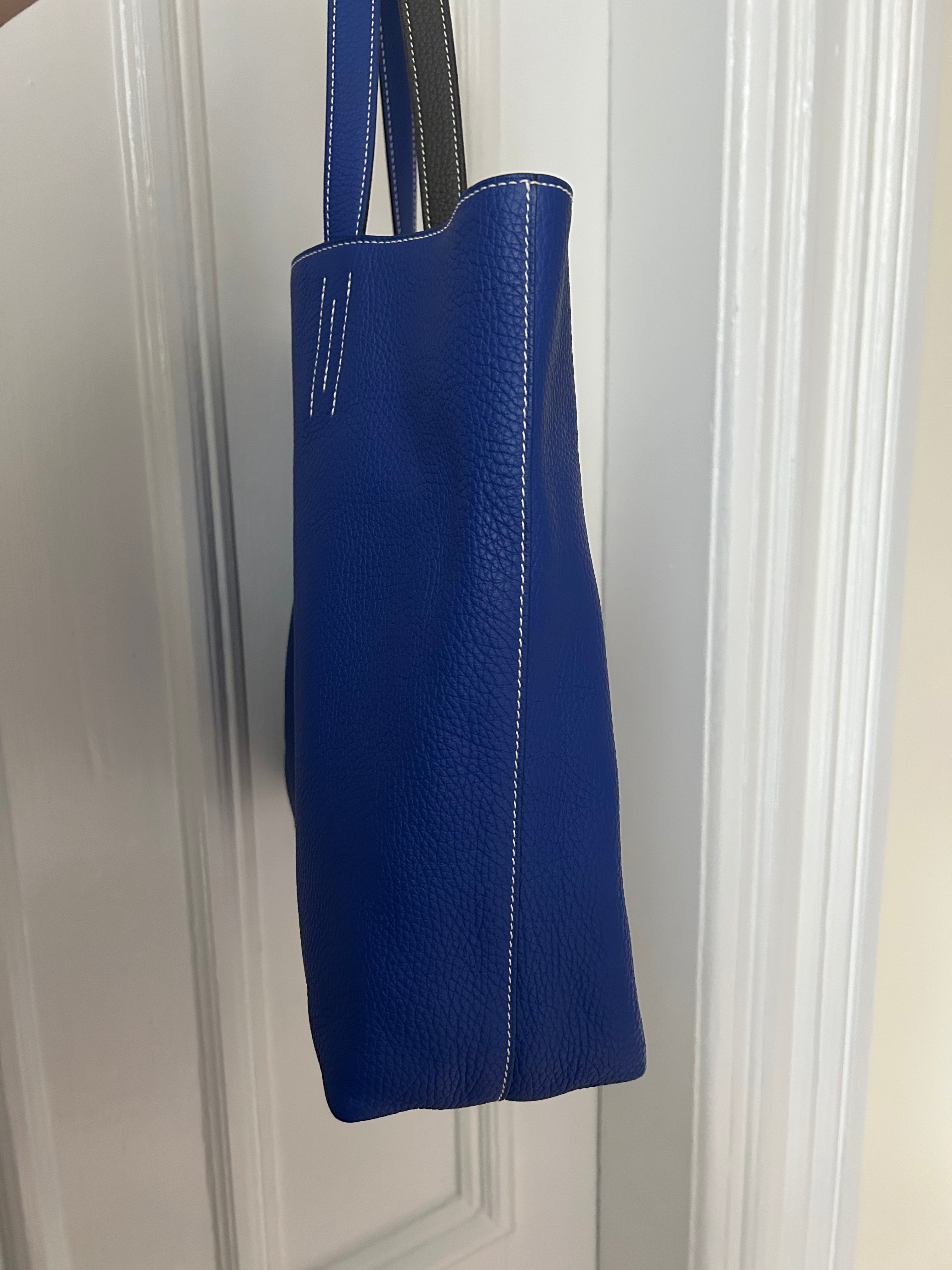 Etain/Bleu Electique Double Sens 36 Reversible Tote