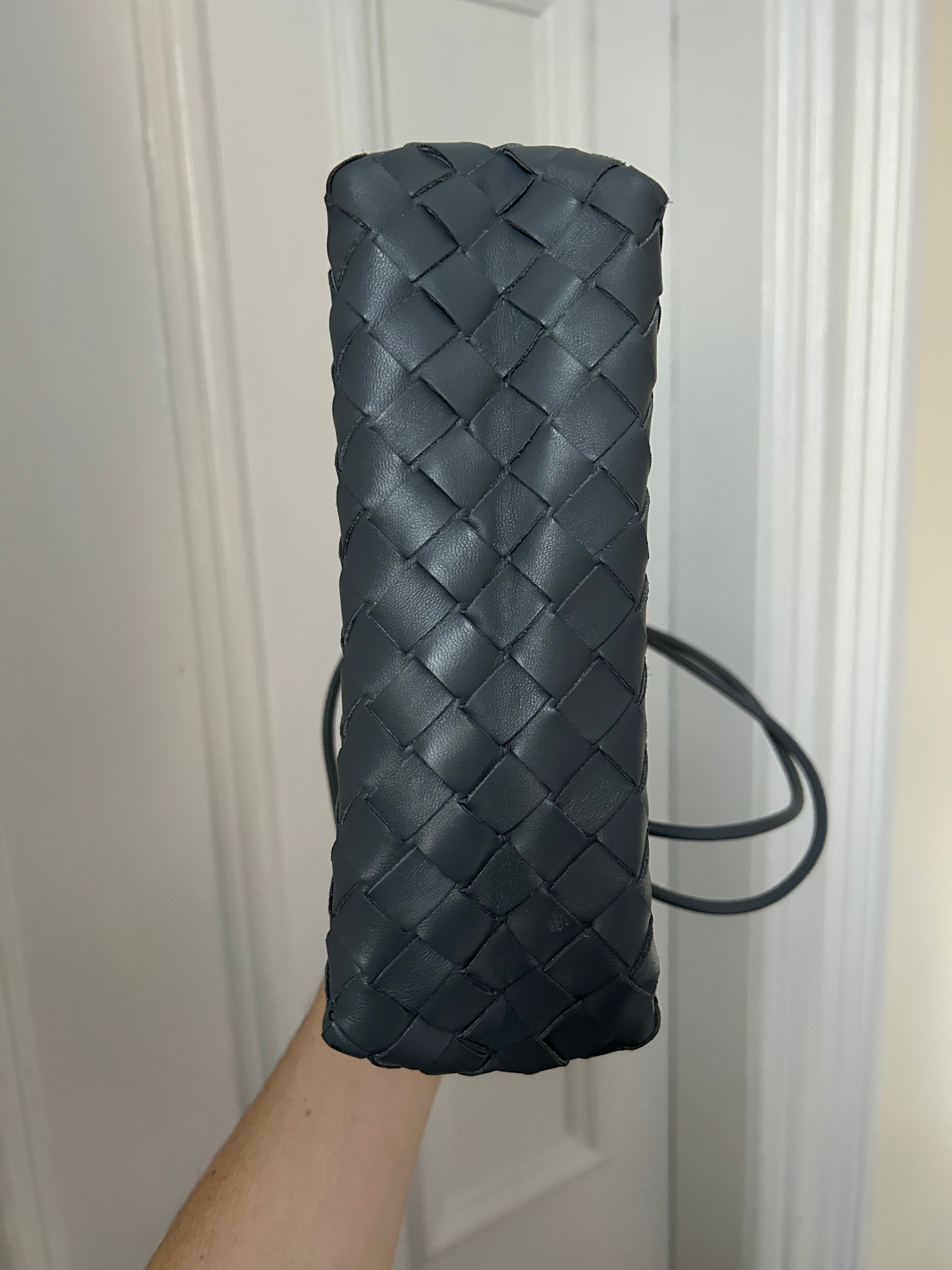 Dark Grey Intrecciato Loop Bag