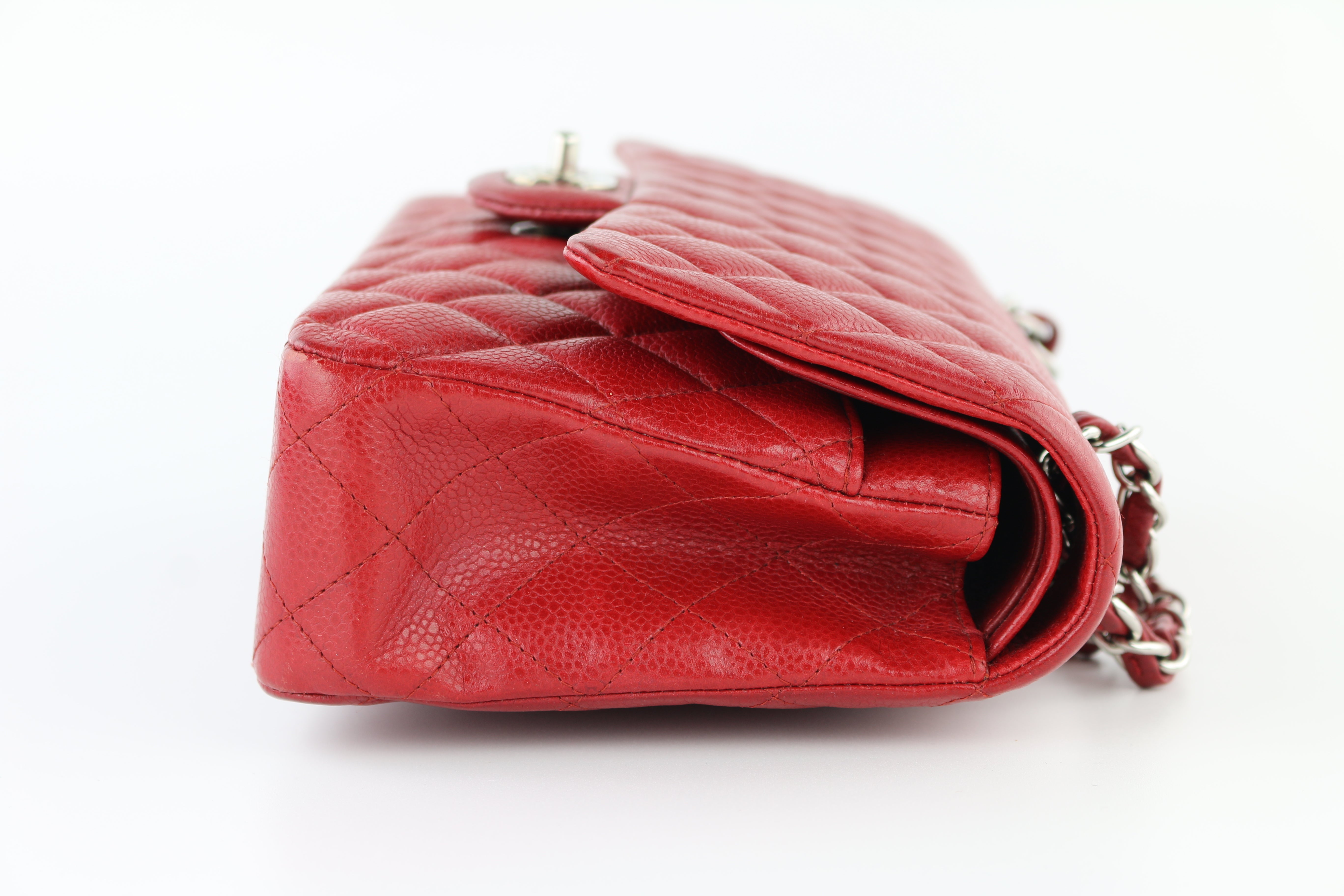 Red Caviar Medium Flap