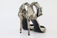 Python Stiletto Sandals 36.5