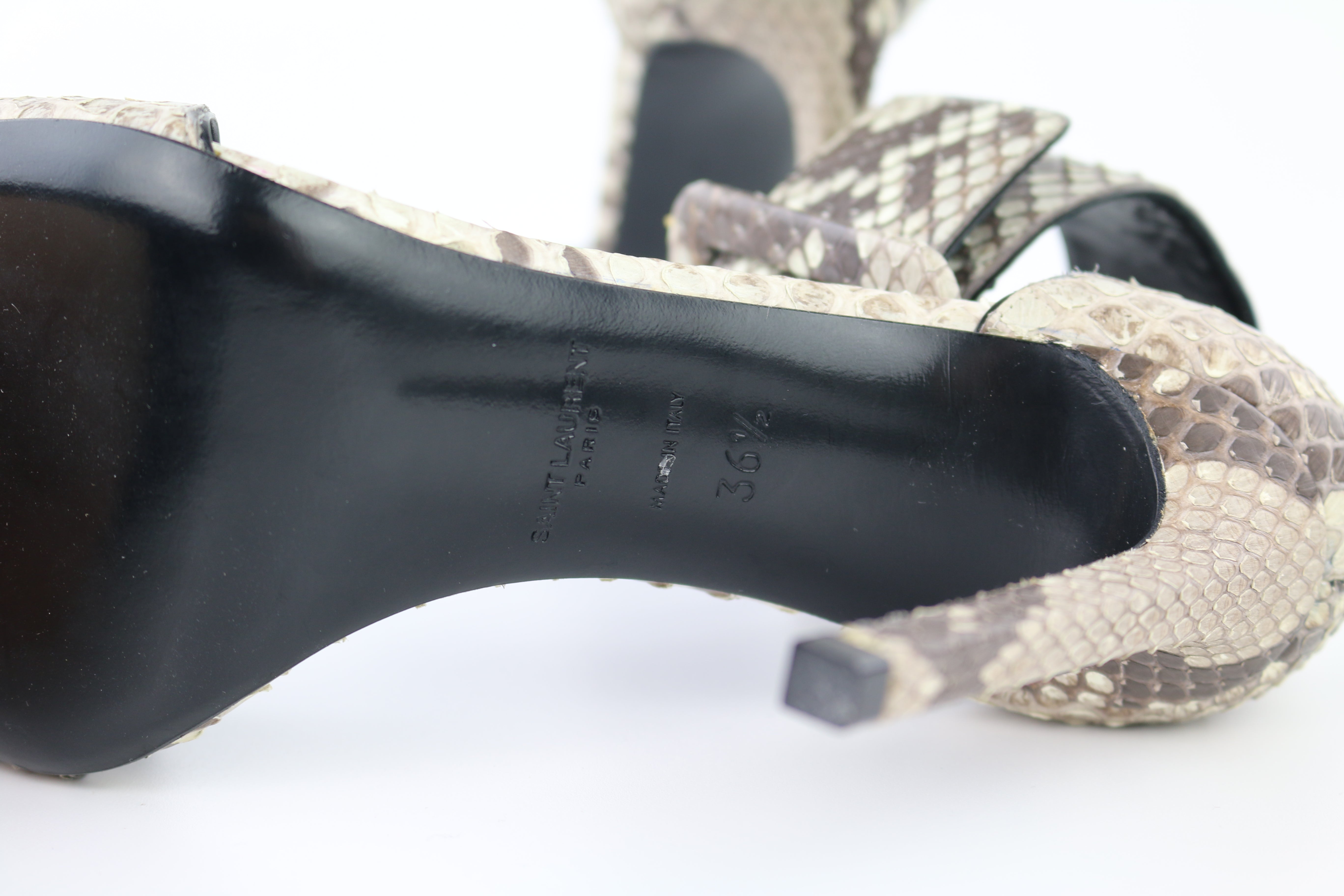 Python Stiletto Sandals 36.5