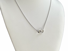 18k White Gold Love Necklace