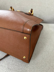 Cuir Wonka Grained Calfskin Large Diana Tote