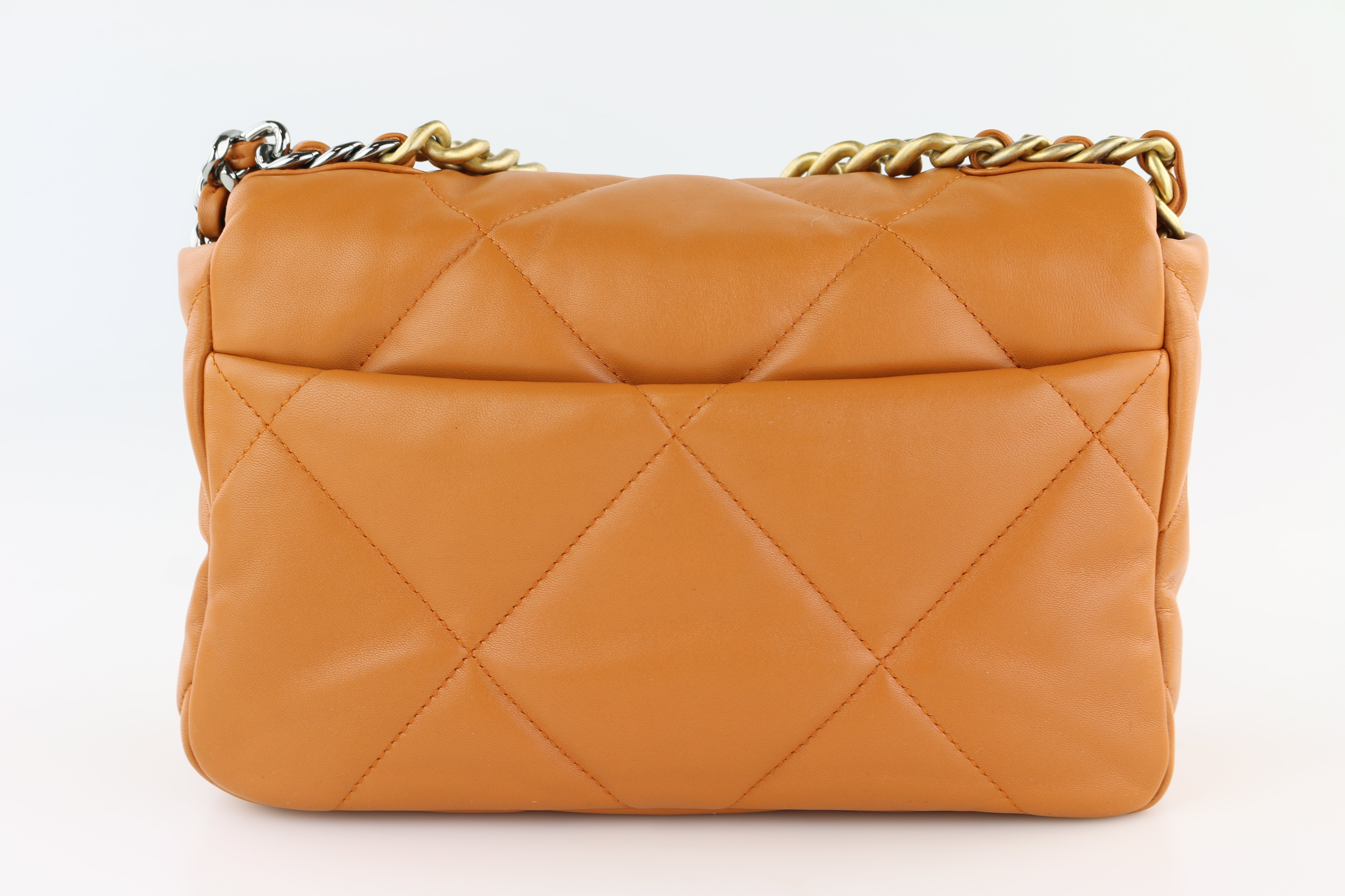 Brown Lambskin Small 19 Flap