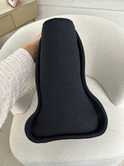 Black Mixed Fibers Large Deauville Tote