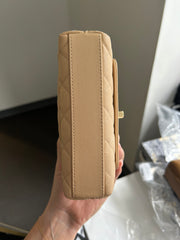 Beige Caviar Extra Mini Coco Handle