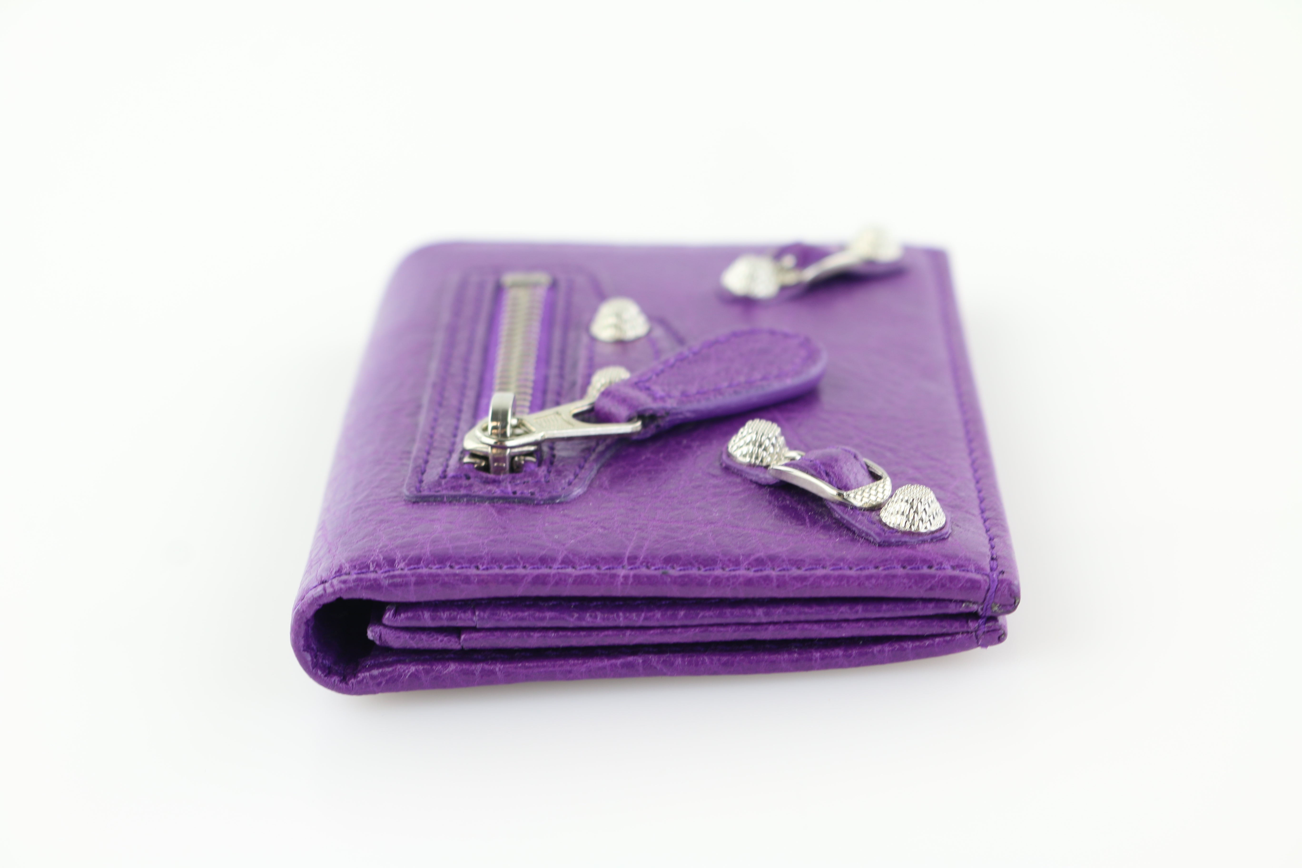 Purple Foldover Card Holder