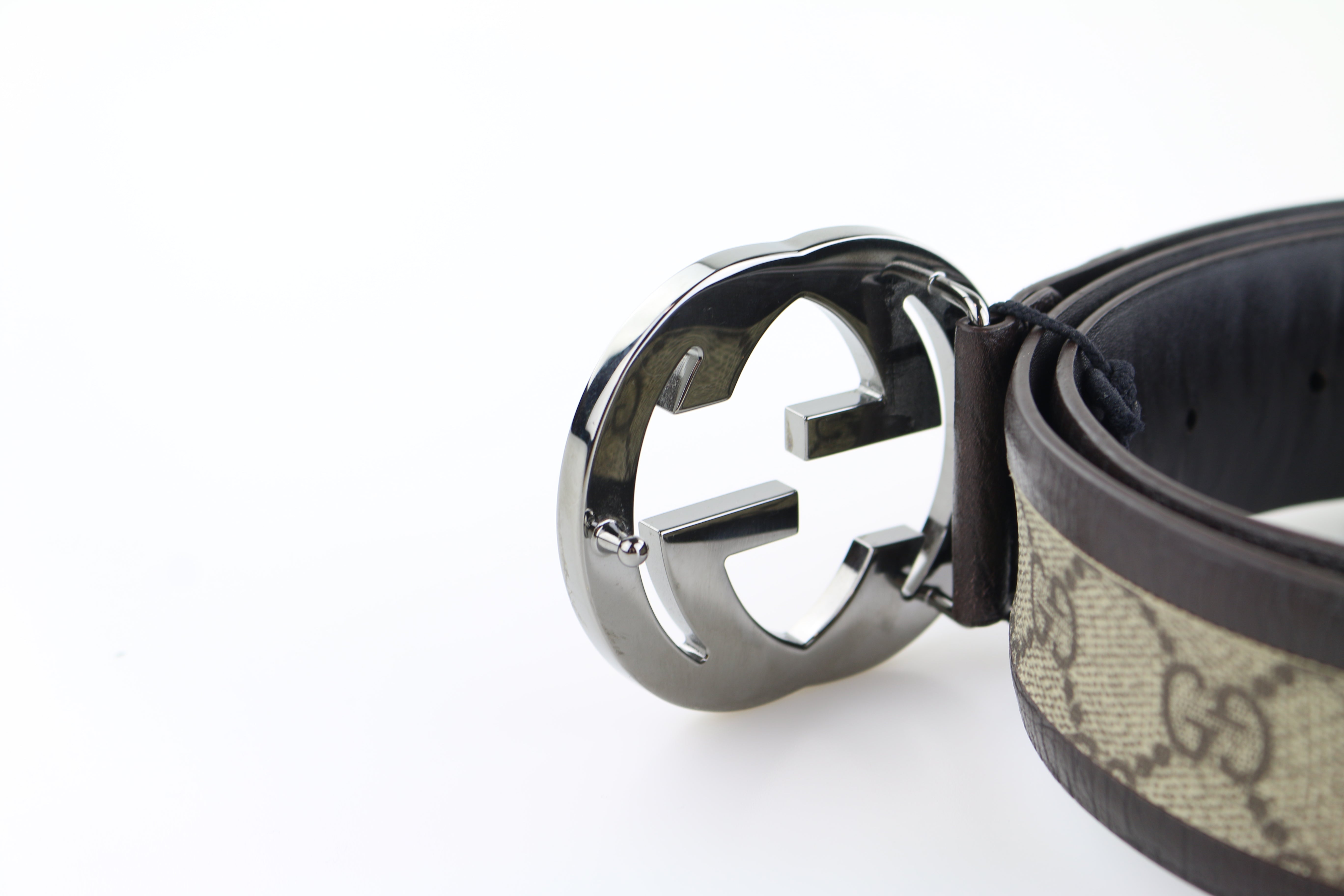 Supreme Monogram Interlocking GG Belt 95