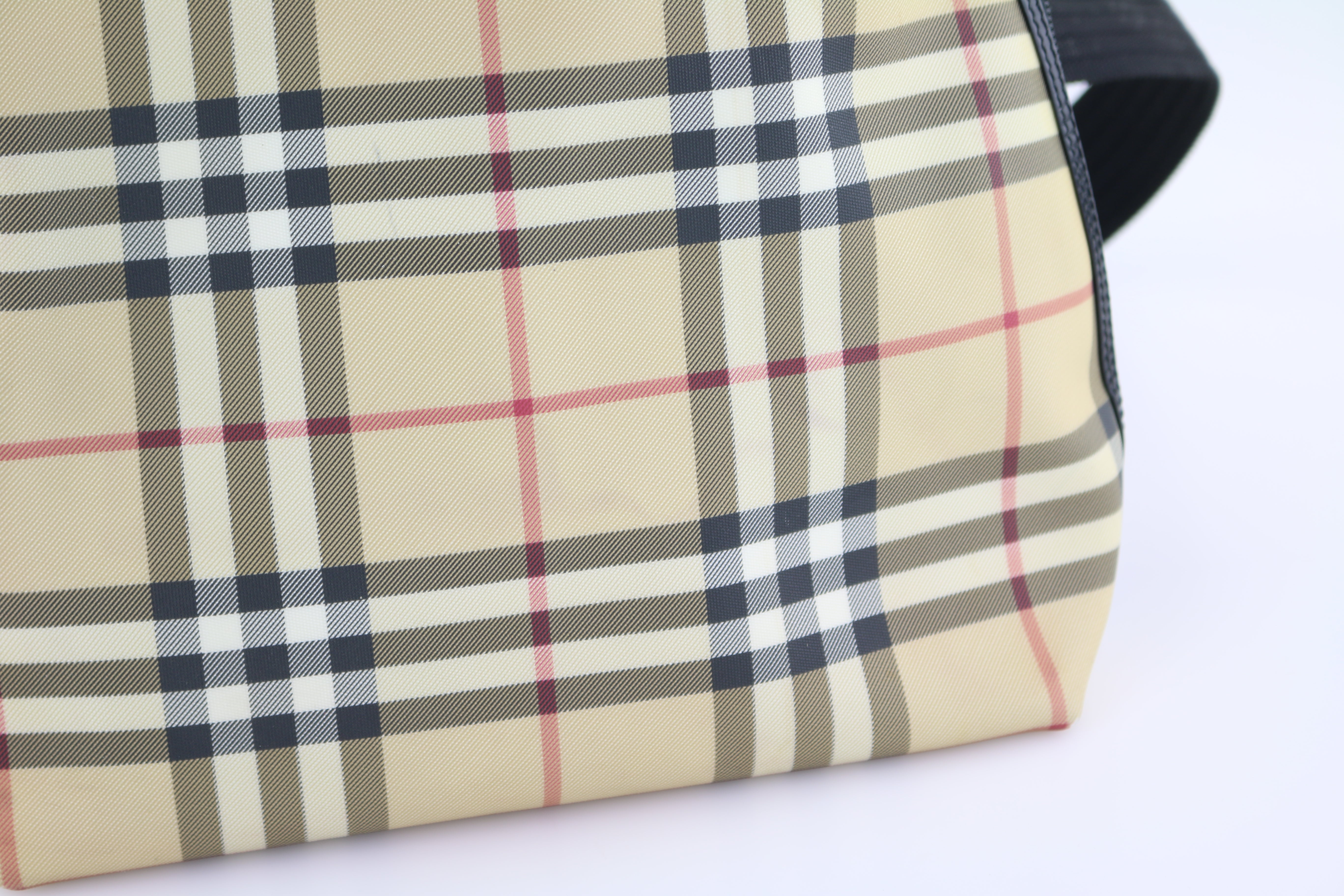 Coated Canvas Nova Check Backpack