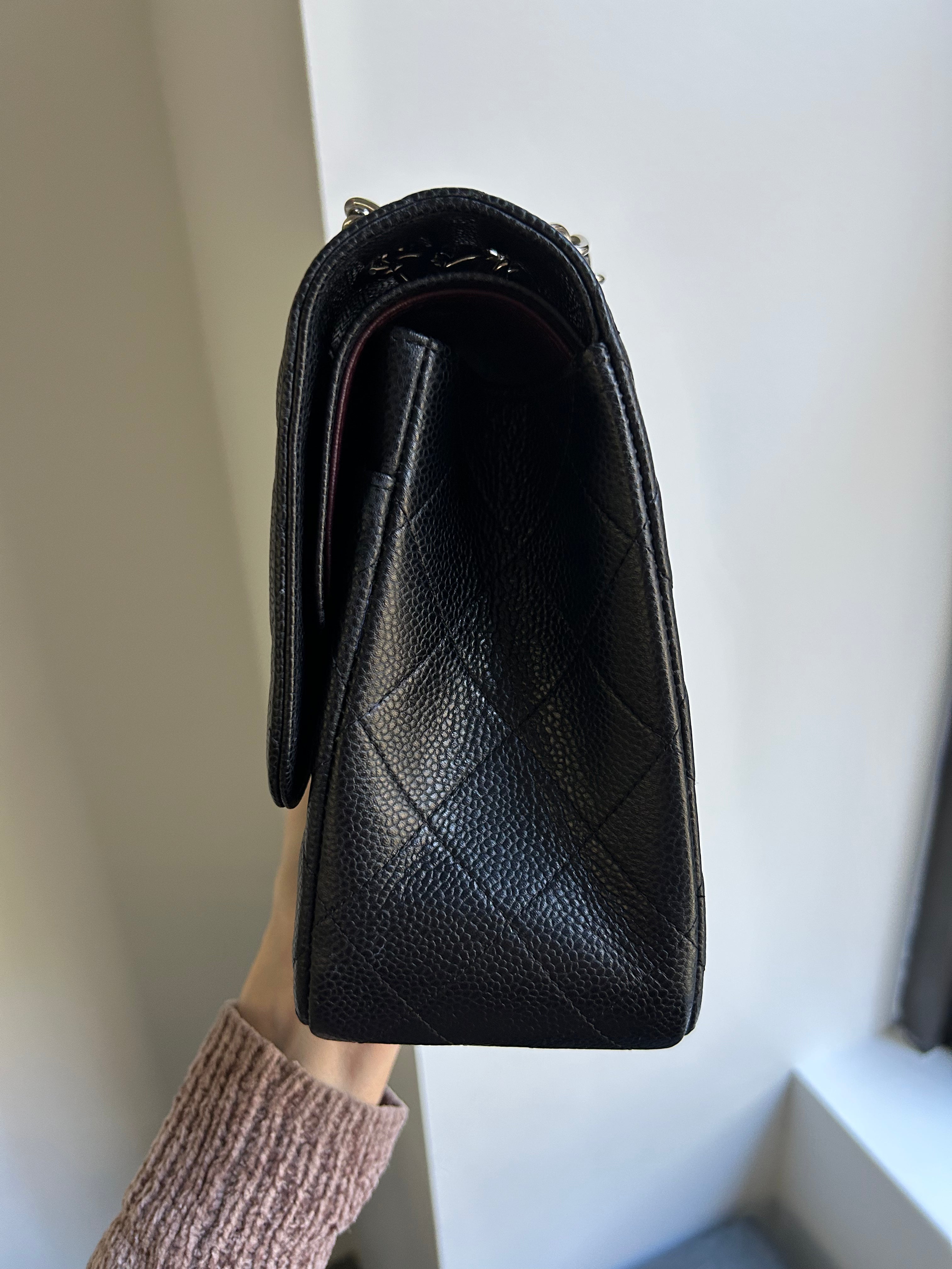 Black Caviar Double Flap Jumbo