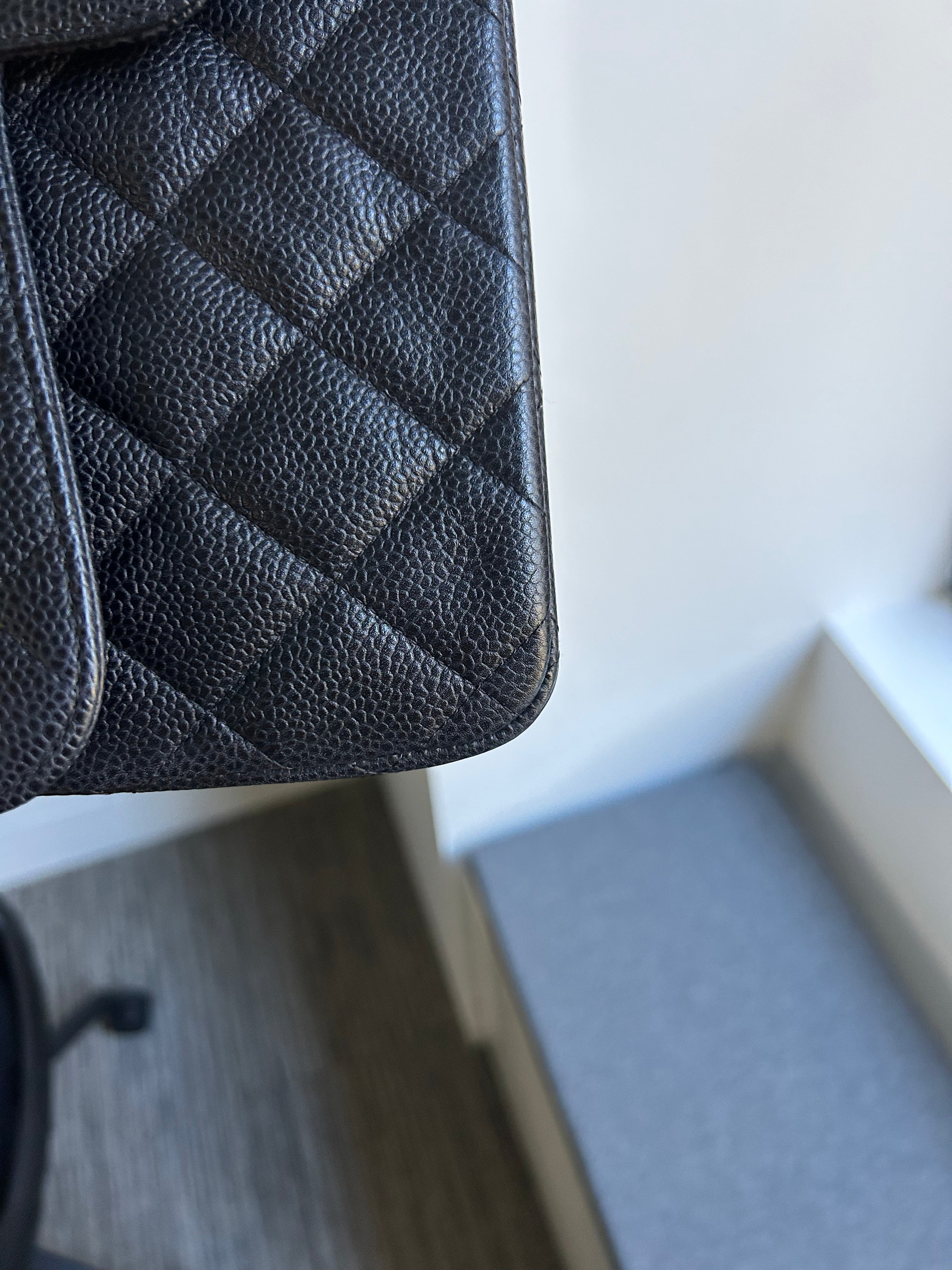 Black Caviar Double Flap Jumbo