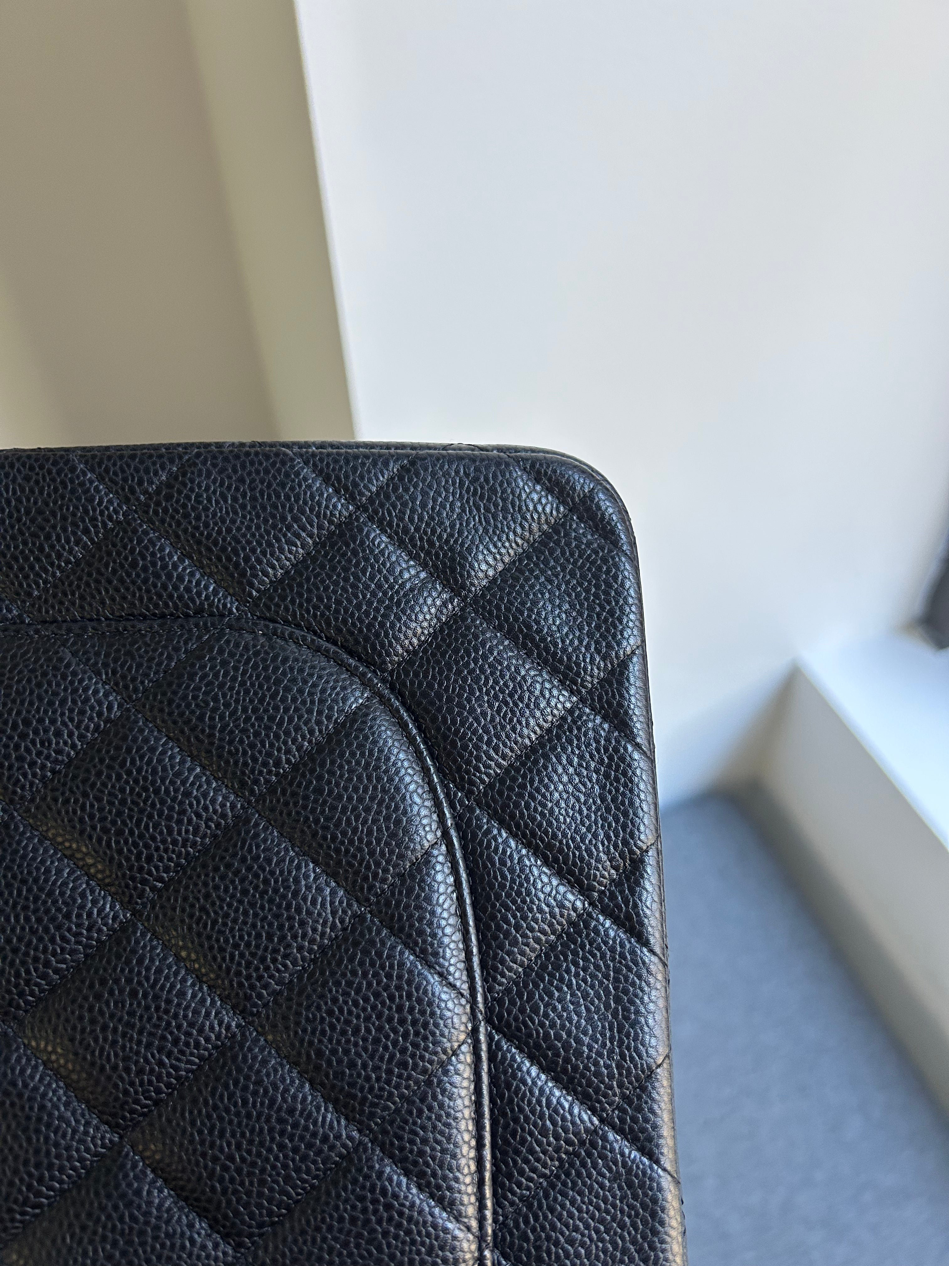 Black Caviar Double Flap Jumbo