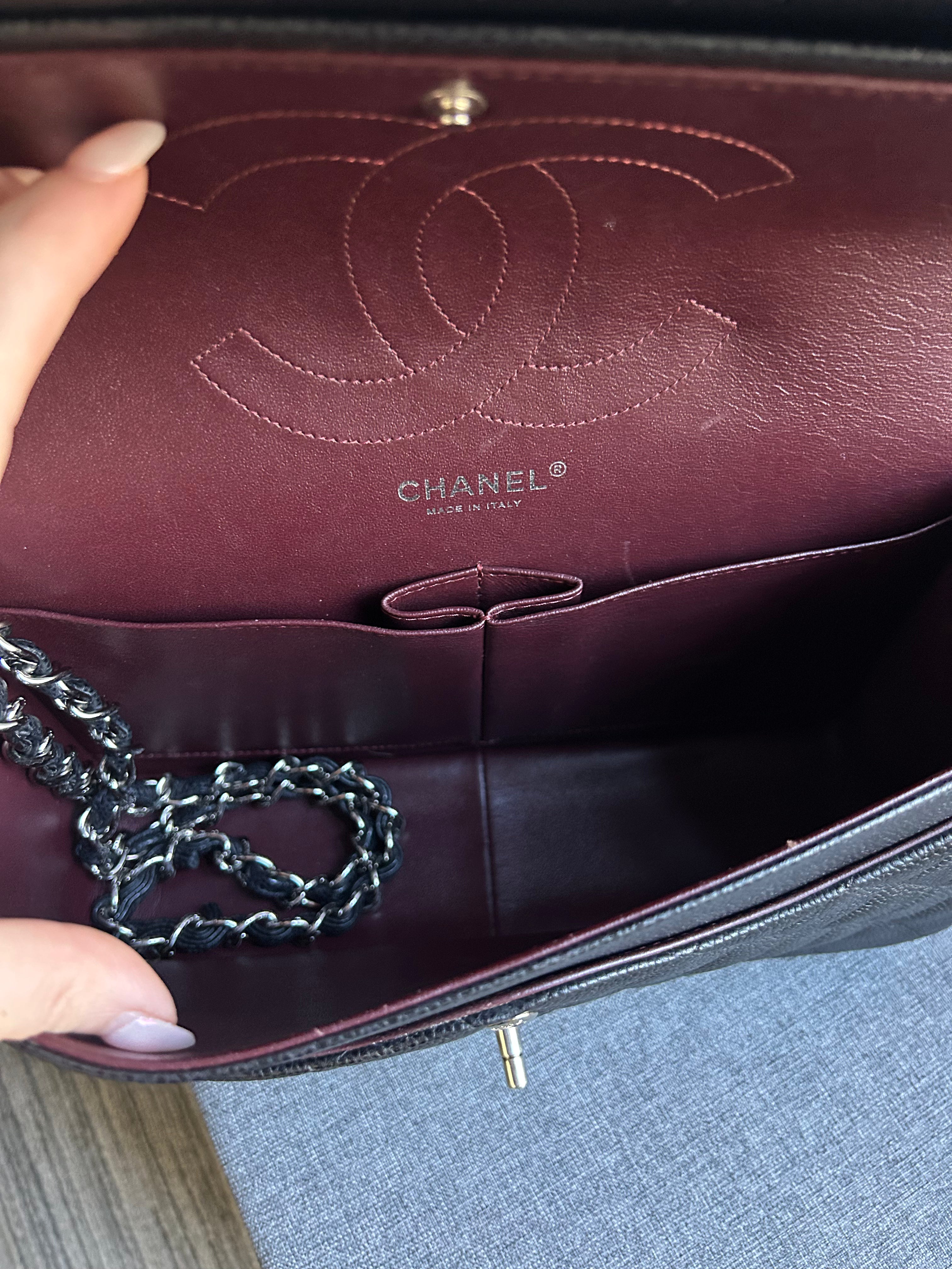 Black Caviar Double Flap Jumbo