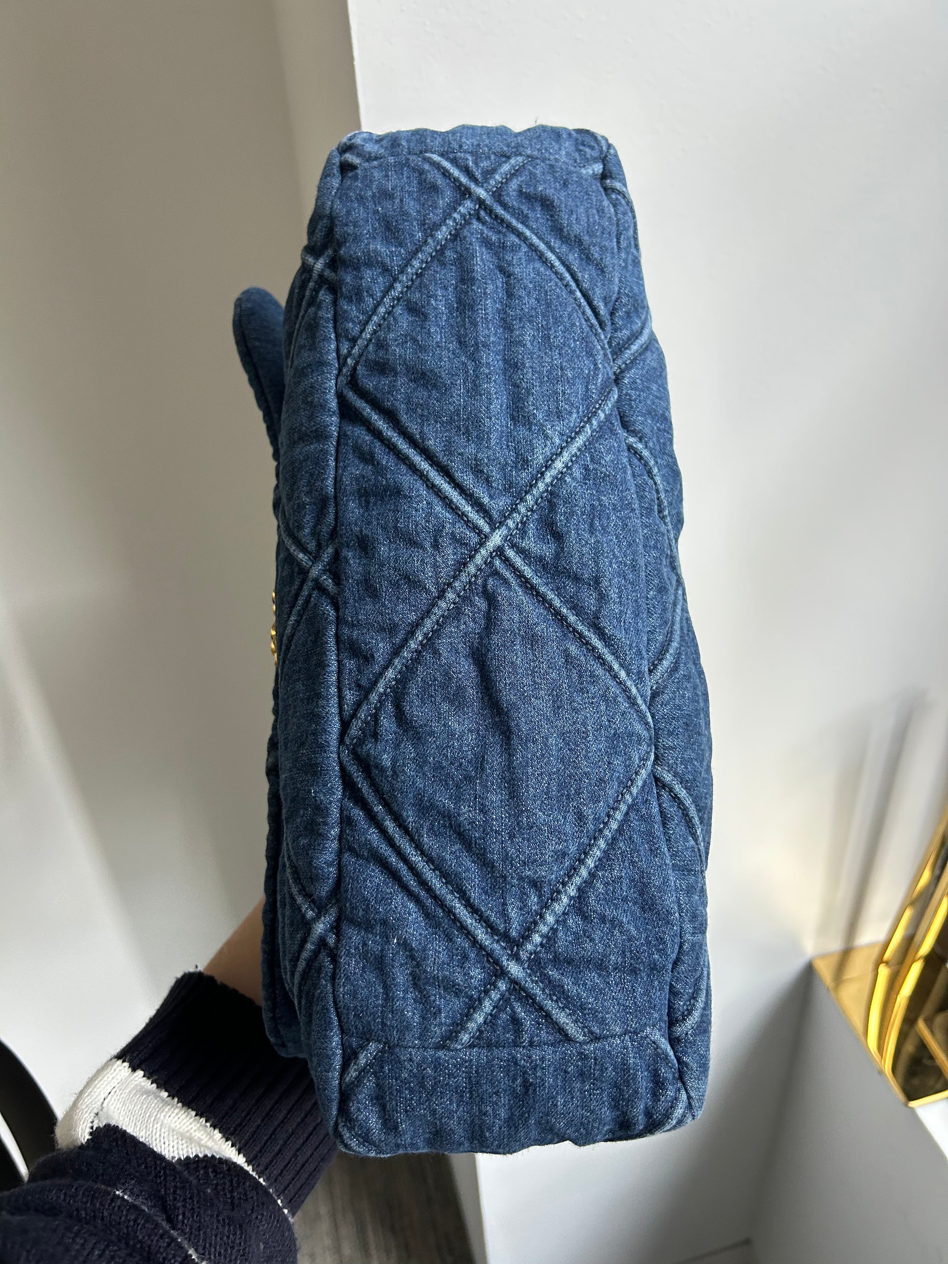 Blue Denim Maxi 19 Flap