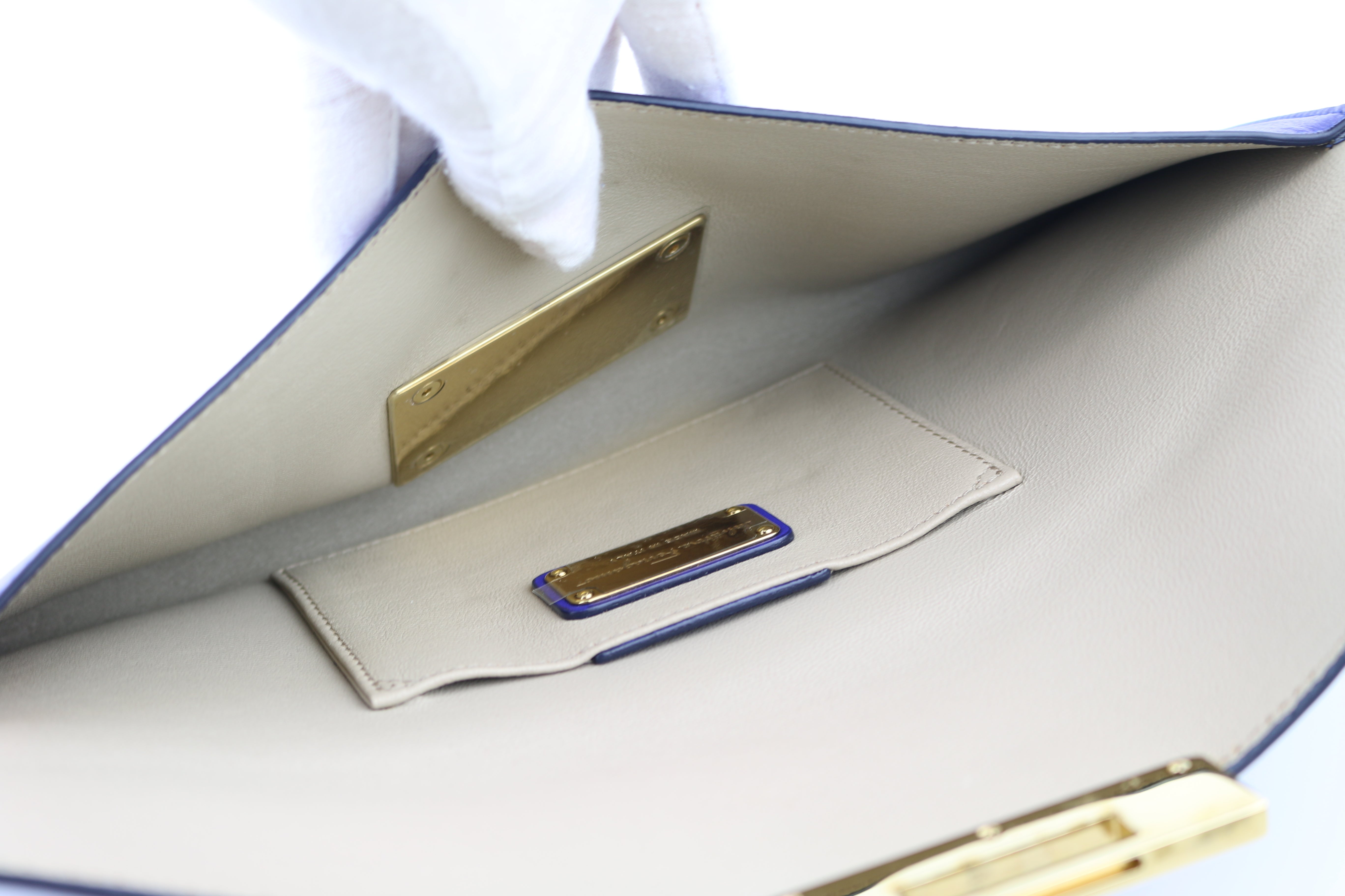 Royal Blue Afef Wristlet