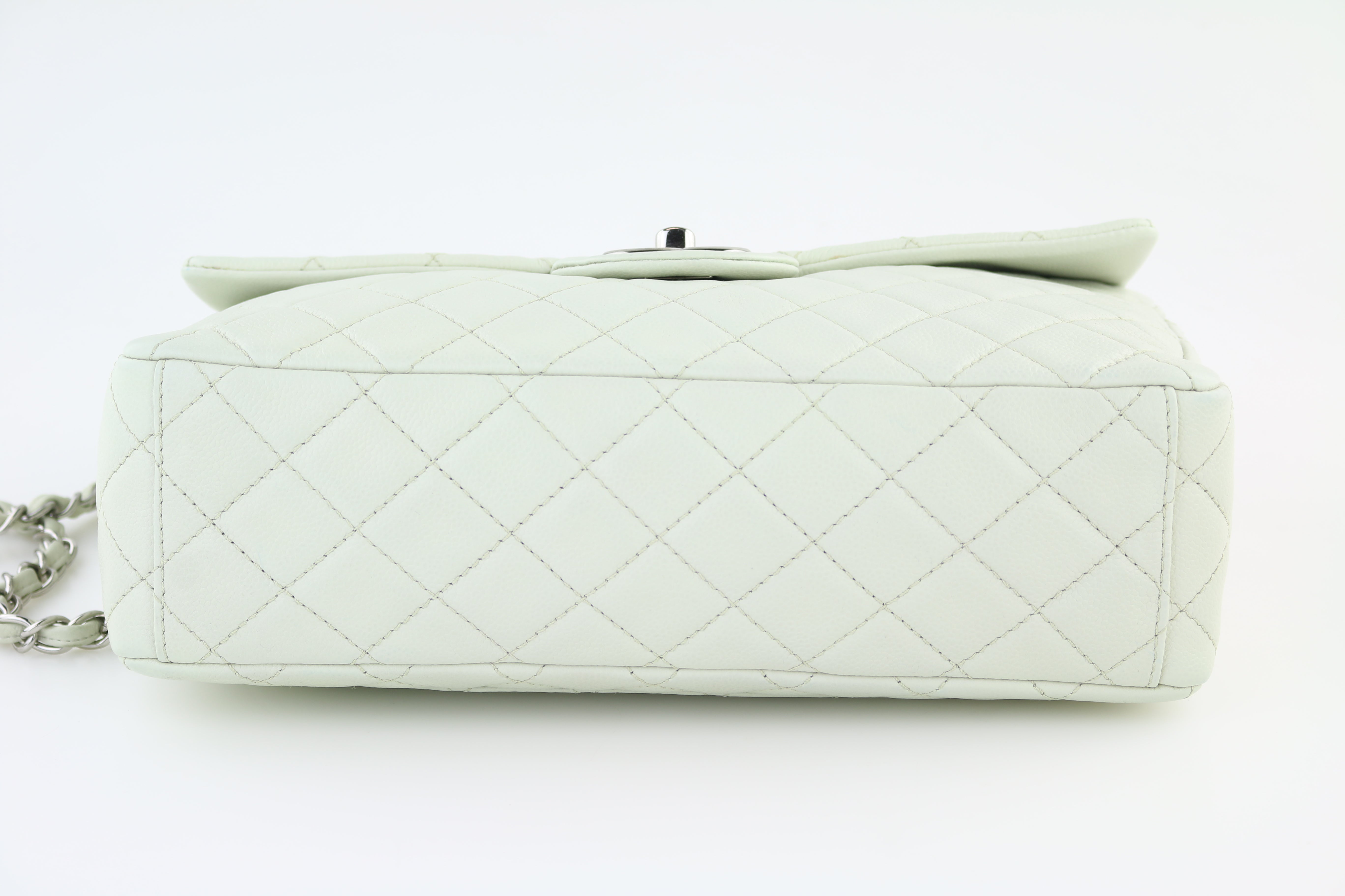 White Caviar Single Flap Maxi