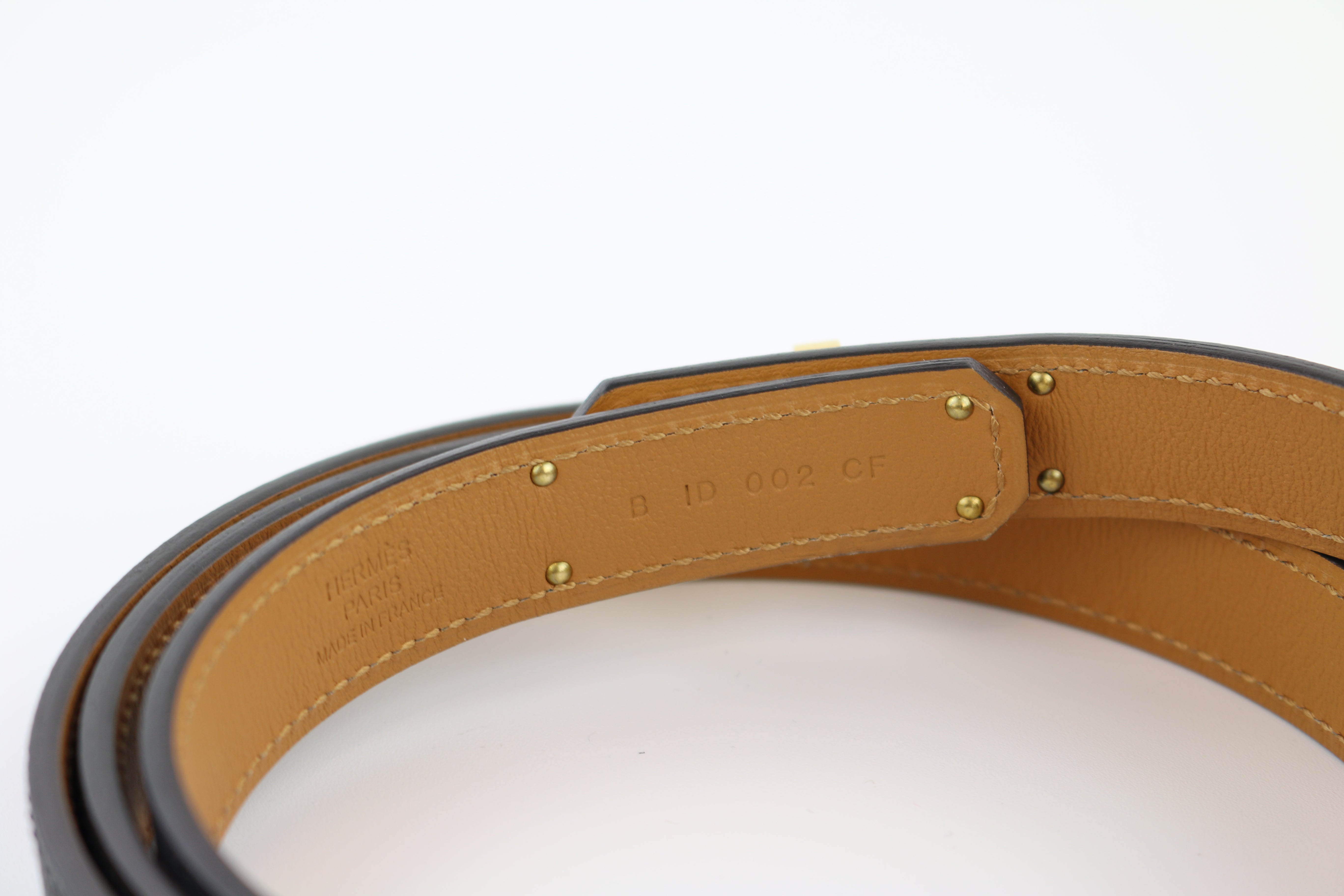 Black Epsom Kelly 18 Belt