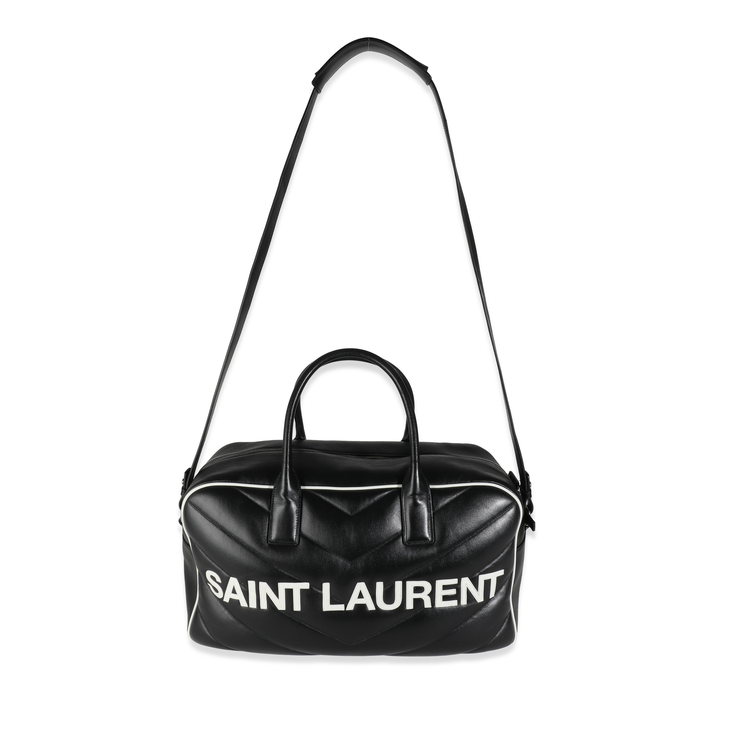 Black Medium Miles Logo Bowler Bag
