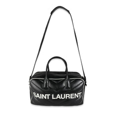 Black Medium Miles Logo Bowler Bag