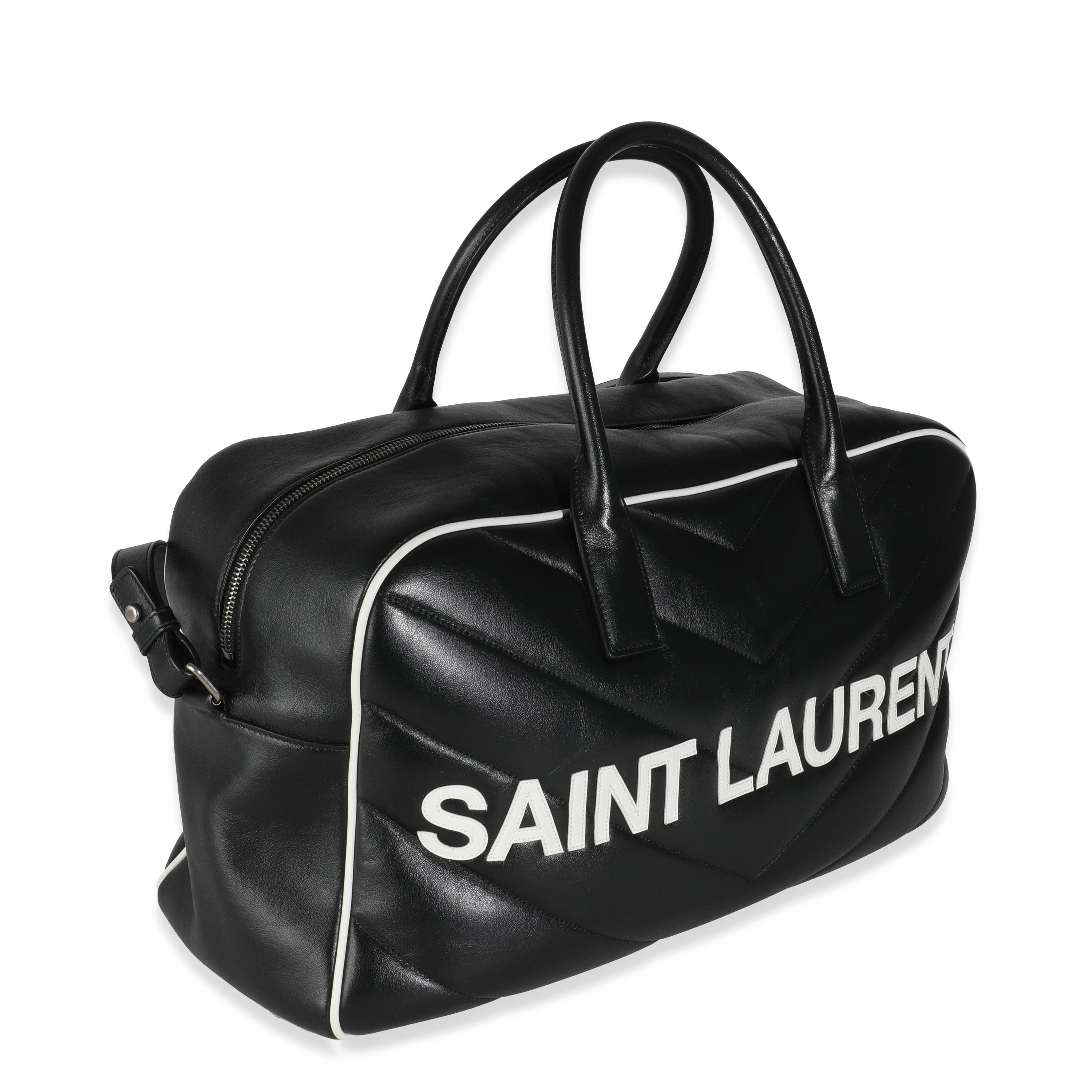 Black Medium Miles Logo Bowler Bag