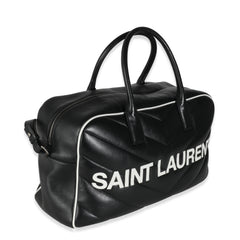 Black Medium Miles Logo Bowler Bag