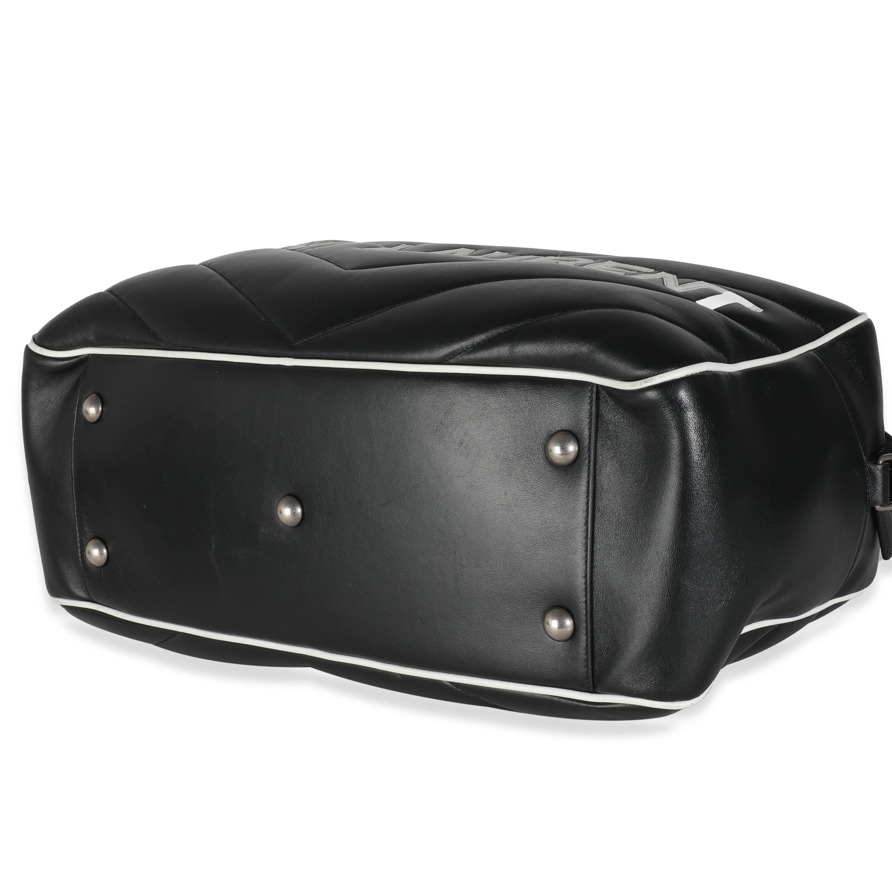 Black Medium Miles Logo Bowler Bag
