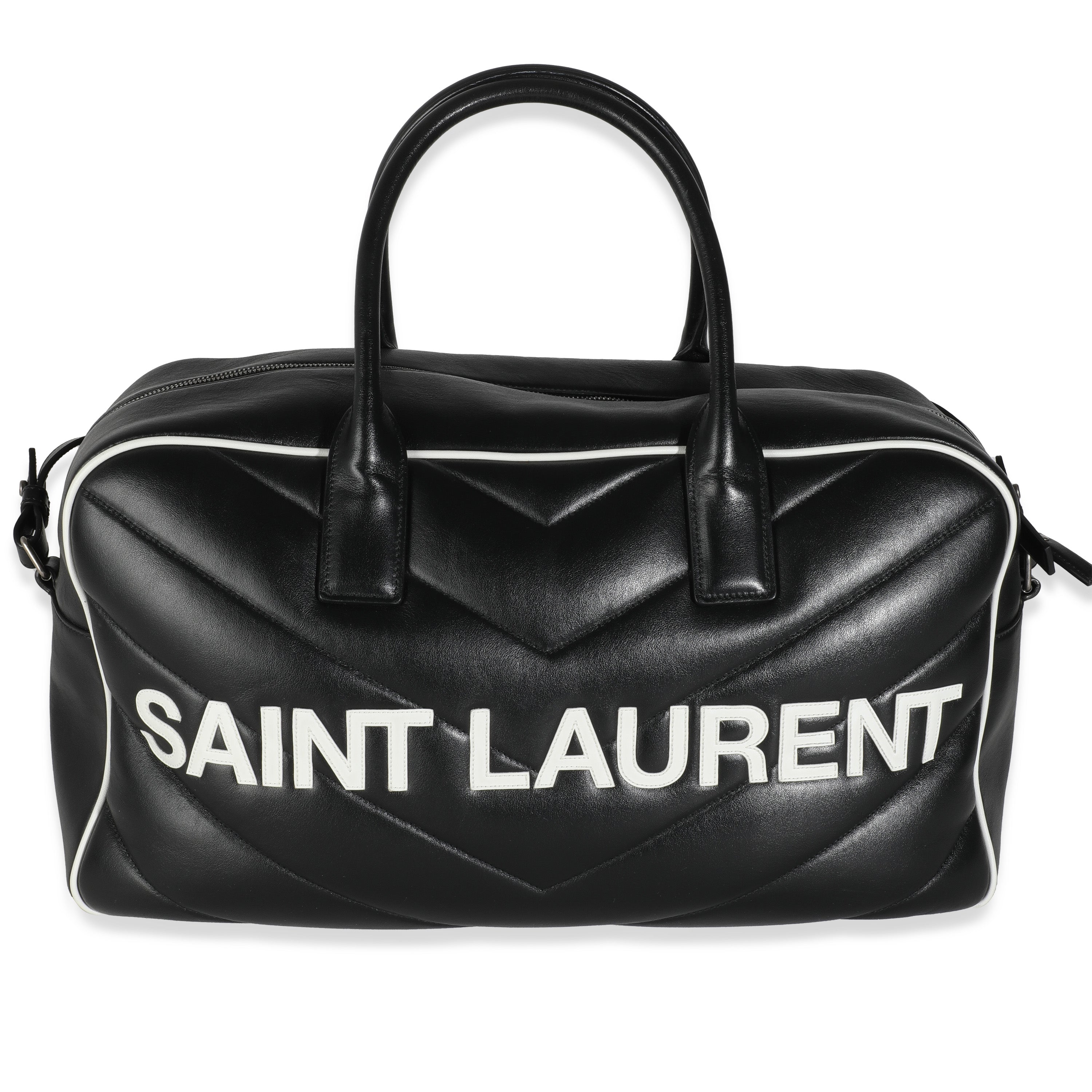 Black Medium Miles Logo Bowler Bag