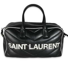 Black Medium Miles Logo Bowler Bag