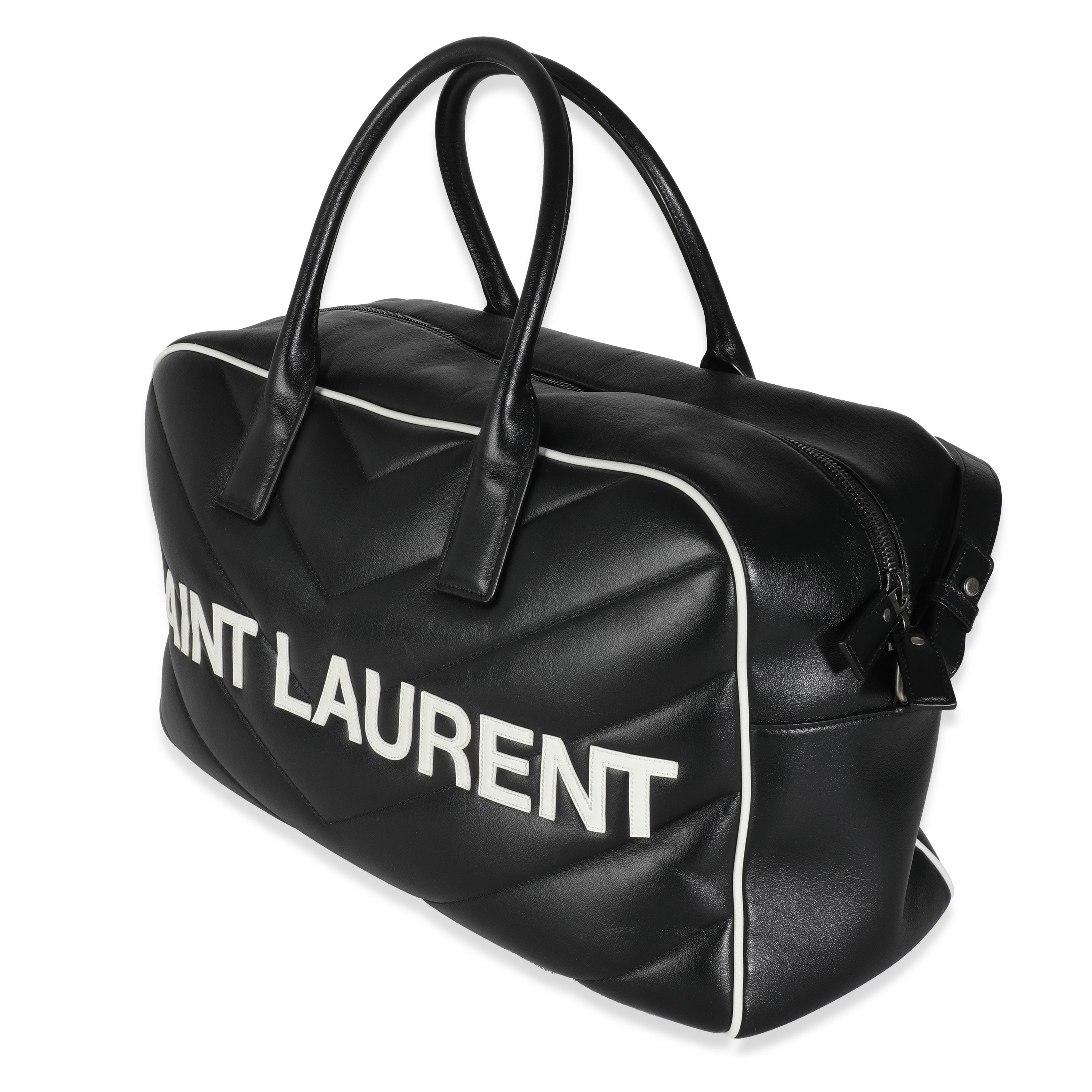 Black Medium Miles Logo Bowler Bag