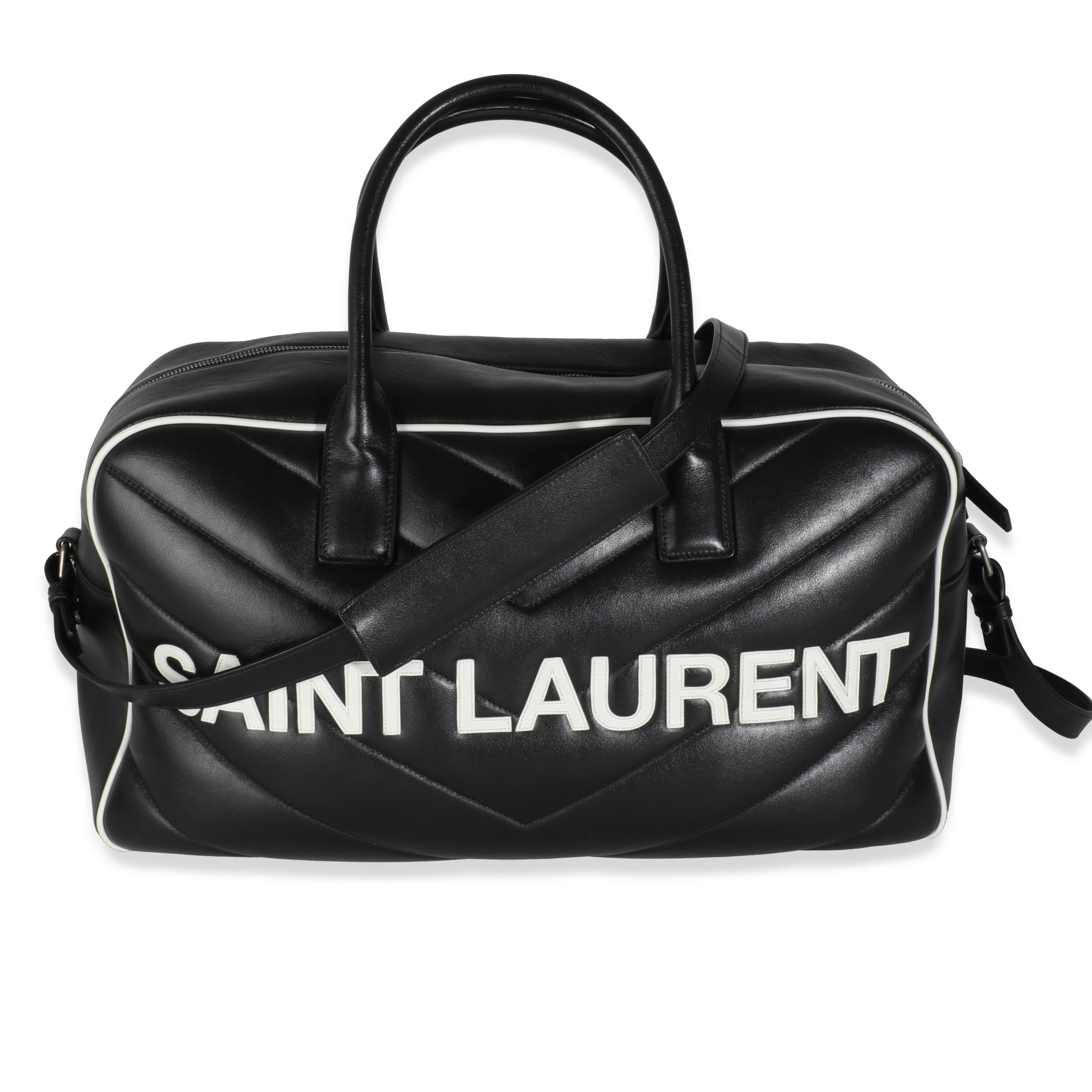 Black Medium Miles Logo Bowler Bag