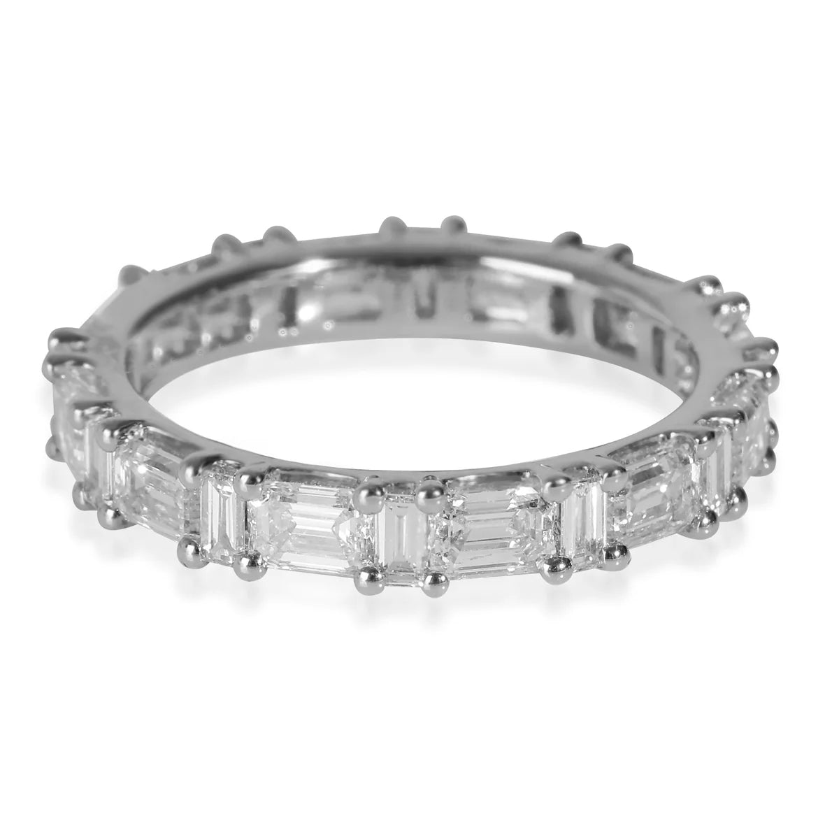White Gold 2.94ctw Lab Grown Diamond Wedding Band 7