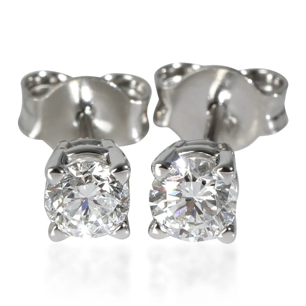 White Gold .50ctw Lab Grown Diamond Studs – Opulent Habits