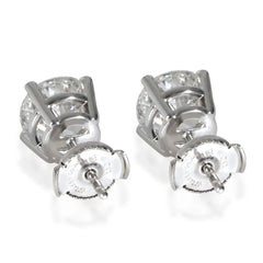 White Gold 3.01ctw Lab Grown Diamond Studs
