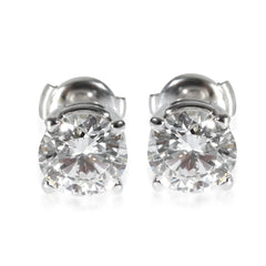 White Gold 3.01ctw Lab Grown Diamond Studs