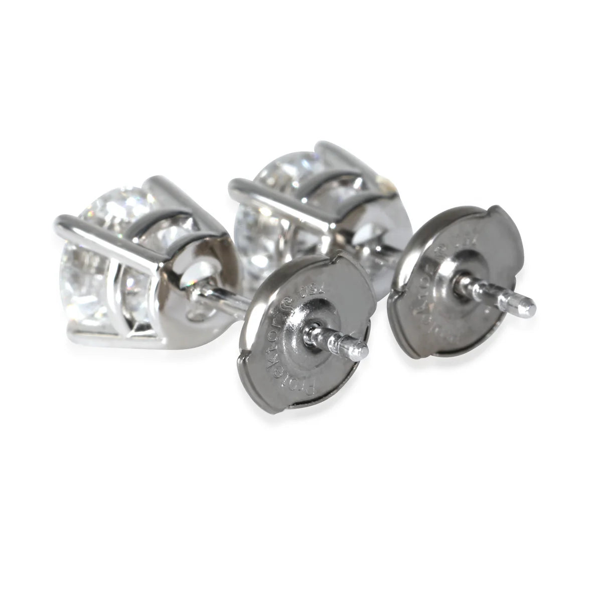 White Gold 1.5ctw Lab Grown Diamond Studs