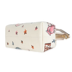 White Astrology Embroidered Canvas Small First