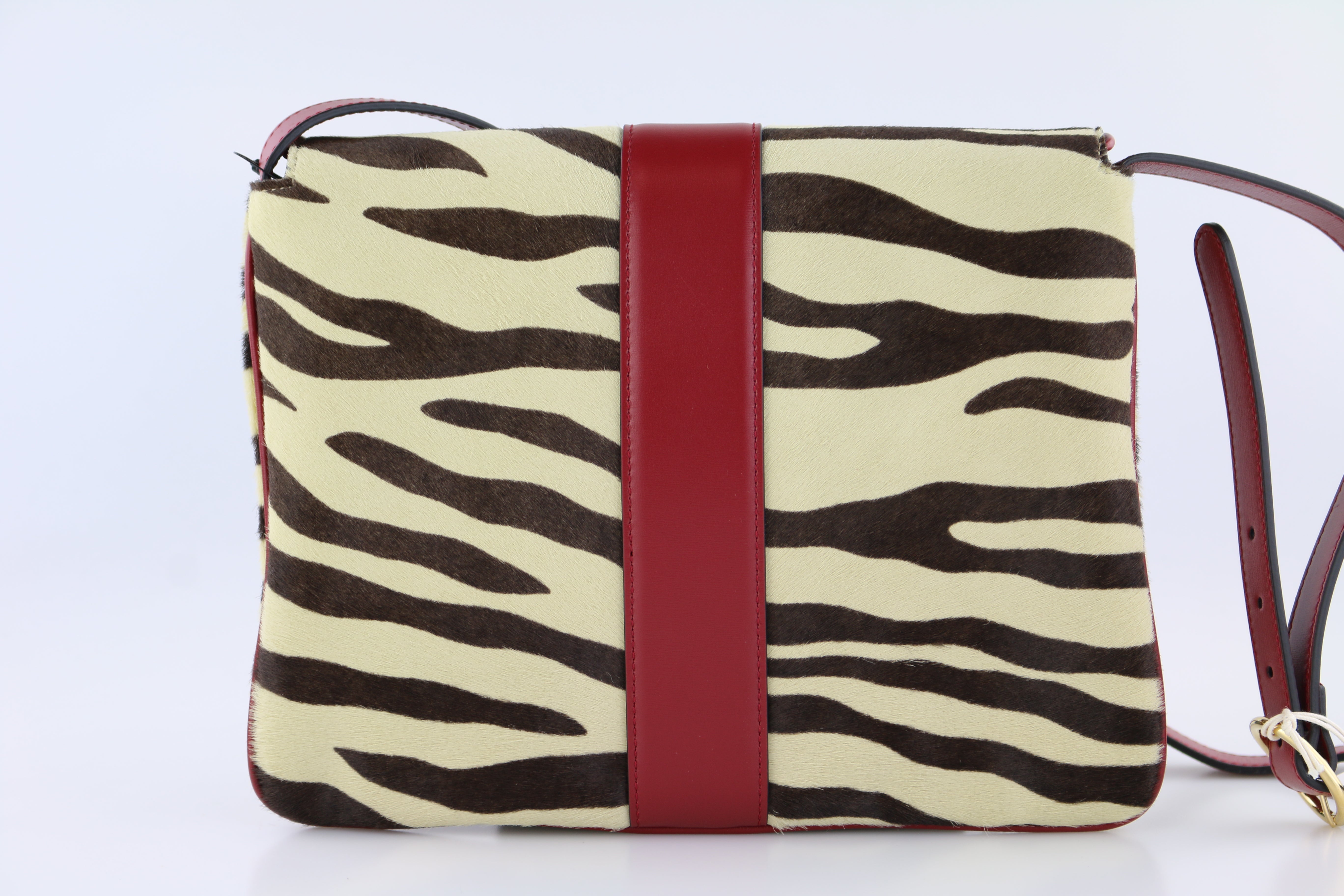 Arli Tiger Print Medium Shoulder Bag