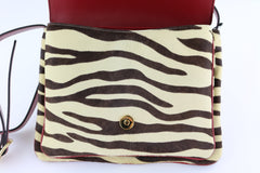 Arli Tiger Print Medium Shoulder Bag